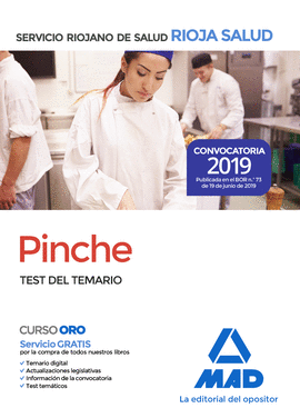 PINCHES DEL SERVICIO RIOJANO DE SALUD. TEST DEL TEMARIO