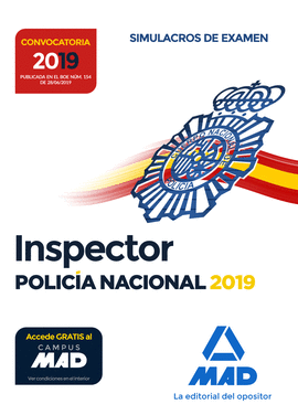 INSPECTOR DE POLICA NACIONAL. SIMULACROS DE EXAMEN