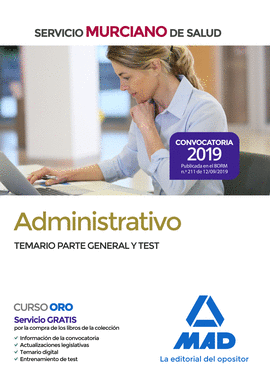 ADMINISTRATIVO MURCIANO DE SALUD TEMARIO GENERAL