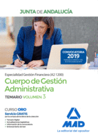 CUERPO GESTION ADMINISTRATIVA GESTION FINANCIERA VOL 3 JUNTA DE ANDALUCA