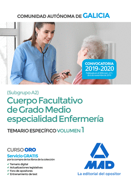 CUERPO FACULTATIVO DE GRADO MEDIO DE LA COMUNIDAD AUTNOMA DE GALICIA (SUBGRUPO