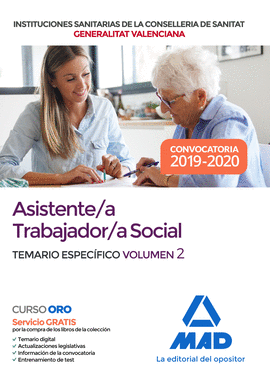 ASISTENTE/A TRABAJADOR/A SOCIAL DE LAS INSTITUCIONES SANITARIAS DE LA CONSELLERI