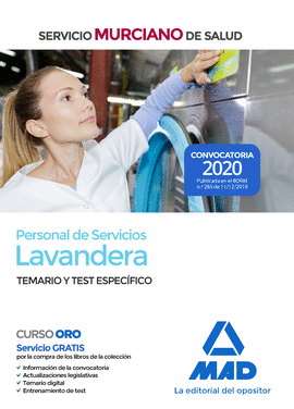 PERSONAL DE SERVICIOS, OPCIN LAVANDERA DEL SERVICIO MURCIANO DE SALUD. TEMARIO