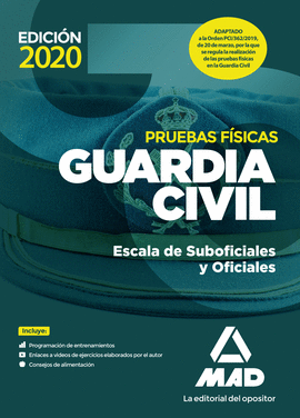 GUARDIA CIVIL ESCALA DE SUBOFICIALES Y OFICIALES. PRUEBAS FSICAS