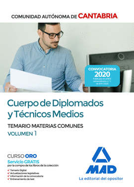 DIPLOMADO TECNICO MEDIO VOL 1 COMUN DE CANTABRIA