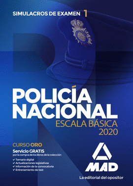 POLICA NACIONAL ESCALA BSICA. SIMULACROS DE EXAMEN 1
