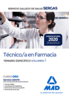 TCNICO/A EN FARMACIA DEL SERVICIO GALLEGO DE SALUD . TEMARIO ESPECFICO VOLUMEN 1