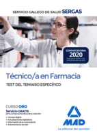 TCNICO/A EN FARMACIA DEL SERVICIO GALLEGO DE SALUD . TEST DEL TEMARIO ESPECFICO