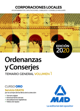 ORDENANZAS Y CONSERJES TEMARIO I