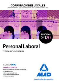 PERSONAL LABORAL DE CORPORACIONES LOCALES. TEMARIO GENERAL