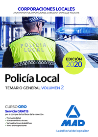 POLICIA LOCAL. TEMARIO GENERAL VOLUMEN 2