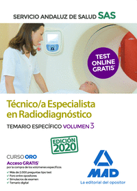 TECNICO/A ESPECIALISTA EN RADIODIAGNOSTICO DEL SERVICIO ANDALUZ DE SALUD. TEMARI