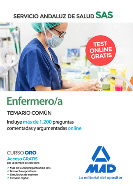 ENFERMERO/A DEL SERVICIO ANDALUZ DE SALUD. TEMARIO COMN