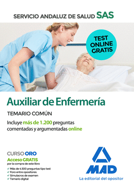 AUXILIAR DE ENFERMERA DEL SERVICIO ANDALUZ DE SALUD. TEMARIO COMN