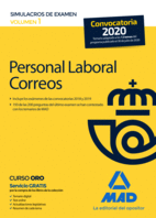 PERSONAL LABORAL DE CORREOS Y TELEGRAFOS. SIMULACROS DE EXAMEN VOLUMEN 1