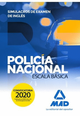 POLICIA NACIONAL SIMULACROS EXAMEN INGLES