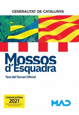 MOSSOS D`ESQUADRA. TEST DEL TEMARI OFICIAL