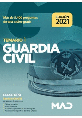 GUARDIA CIVIL. TEMARIO VOLUMEN 1