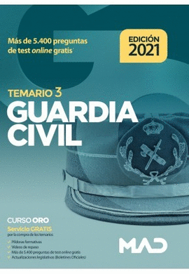 GUARDIA CIVIL. TEMARIO VOLUMEN 3