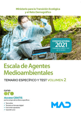 ESCALA DE AGENTES MEDIOAMBIENTALES (MINISTERIO PARA LA TRANSICIN ECOLGICA Y EL RETO DEMOGRFICO)