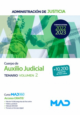 AUXILIO JUDICIAL VOLUMEN 2 DE JUSTICIA