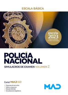 POLICA NACIONAL ESCALA BSICA. SIMULACROS DE EXAMEN 2