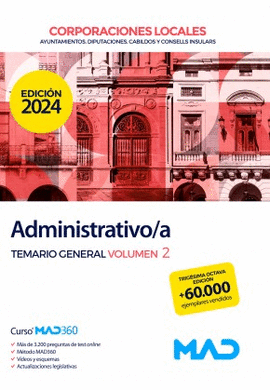 ADMINISTRATIVO;A DE AYUNTAMIENTOS, DIPUTACIONES Y OTRAS CORPORACIONES LOCALES TE