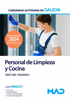 PERSONAL DE LIMPIEZA GALICIA 2024. TEST