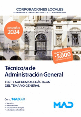 TCNICO DE ADMINISTRACIN GENERAL DE AYUNTAMIENTOS, DIPUTACIONES Y DEMS CORPORA