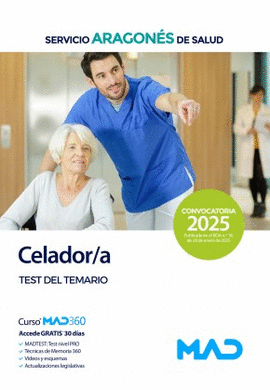 CELADOR/A DEL SERVICIO ARAGONS DE SALUD. TEST DEL TEMARIO