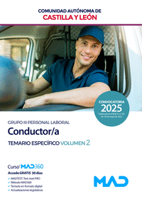 TEMARIO ESPECIFICO VOL2 CONDUCTOR;A DE CYL