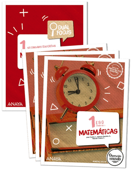 MATEMATICAS 1�ESO TRIM + DUAL FOCUS ANDALUCIA 24