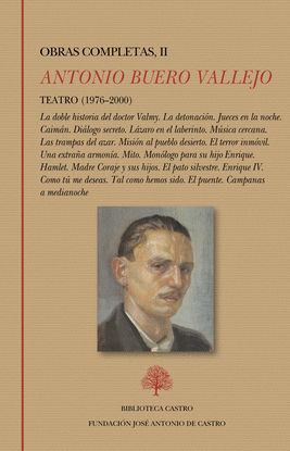 TEATRO (1976-2000):LA DOBLE HISTORIA DEL DOCTOR VALMY.  LA DETONACI�N. JUECES EN