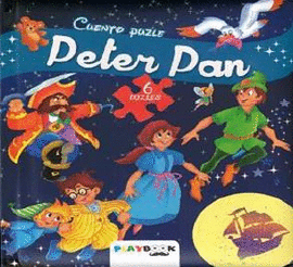 CUENTO PUZLE PETER PAN LIBRO + 6 PUZLES