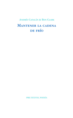 MANTENER LA CADENA DE FR�O