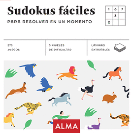 SUDOKUS FCILES PARA RESOLVER EN UN MOMENTO (CUADRADOS DE DIVERSIN)