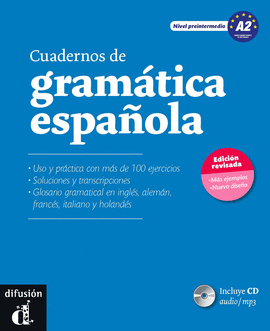 CUADERNOS DE GRAM�TICA ESPA�OLA A2 + CD AUDIO MP3 - NUEVA ED.