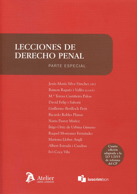 LECCIONES DE DERECHO PENAL. PARTE ESPECIAL