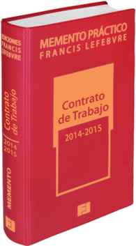 MEMENTO PRCTICO CONTRATO DE TRABAJO 2014-2015