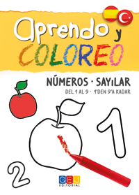 APRENDO Y COLOREO. N�MEROS DEL 1 AL 9