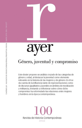 GENERO, JUVENTUD Y COMPROMISO (AYER 100)