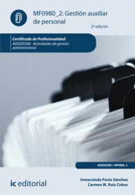 GESTI�N AUXILIAR DE PERSONAL. ADGD0308 - ACTIVIDADES DE GESTI�N ADMINISTRATIVA