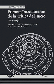 PRIMERA INTRODUCCIN DE LA CRTICA DEL JUICIO