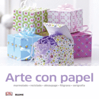 ARTE CON PAPEL MARMOLADO RECICLADO DECOUPAGE FILIG