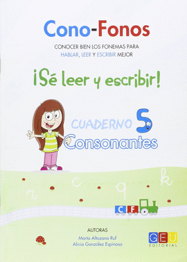 CONO-FONOS 3. SE LEER Y ESCRIBIR! CUADERNO 5