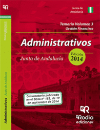 ADMINISTRATIVOS DE LA JUNTA DE ANDALUC�A. TEMARIO. VOLUMEN 3