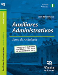 AUXILIARES ADMINISTRATIVOS DE LA JUNTA DE ANDALUCA. TEST DEL TEMARIO