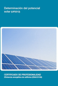 UF0212: DETERMINACI�N DEL POTENCIAL SOLAR