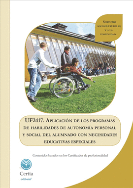 UF2417 APLICACIN DE LOS PROGRAMAS DE HABILIDADES DE AUTONOMA PERSONAL Y SOCIAL