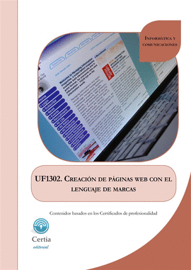 UF1302 CREACI�N DE P�GINAS WEB CON EL LENGUAJE DE MARCAS